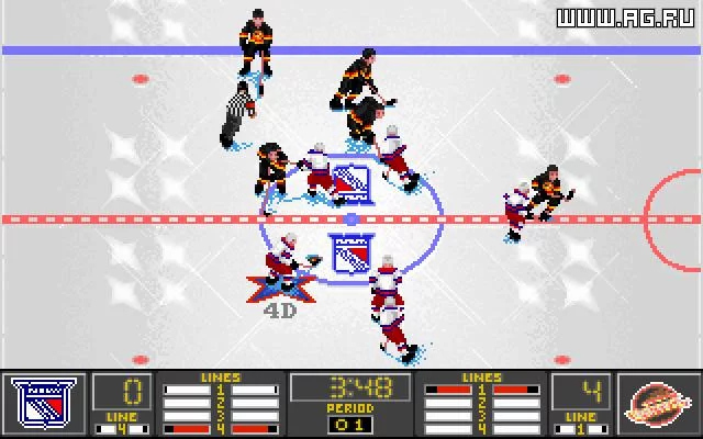 Изображение игры: NHL Hockey '95