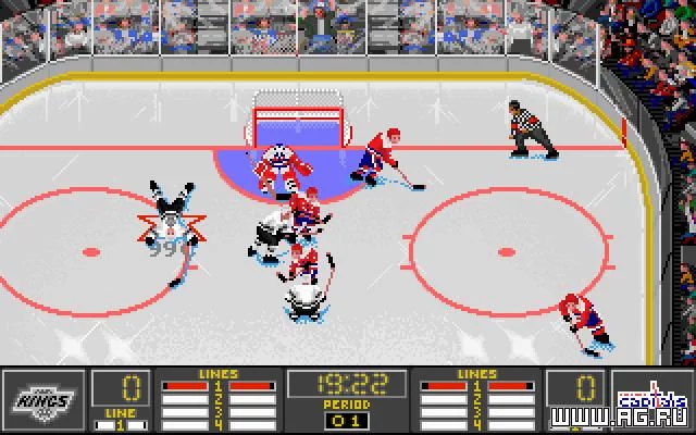 Изображение игры: NHL Hockey '95