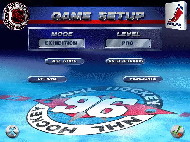Изображение игры: NHL 96