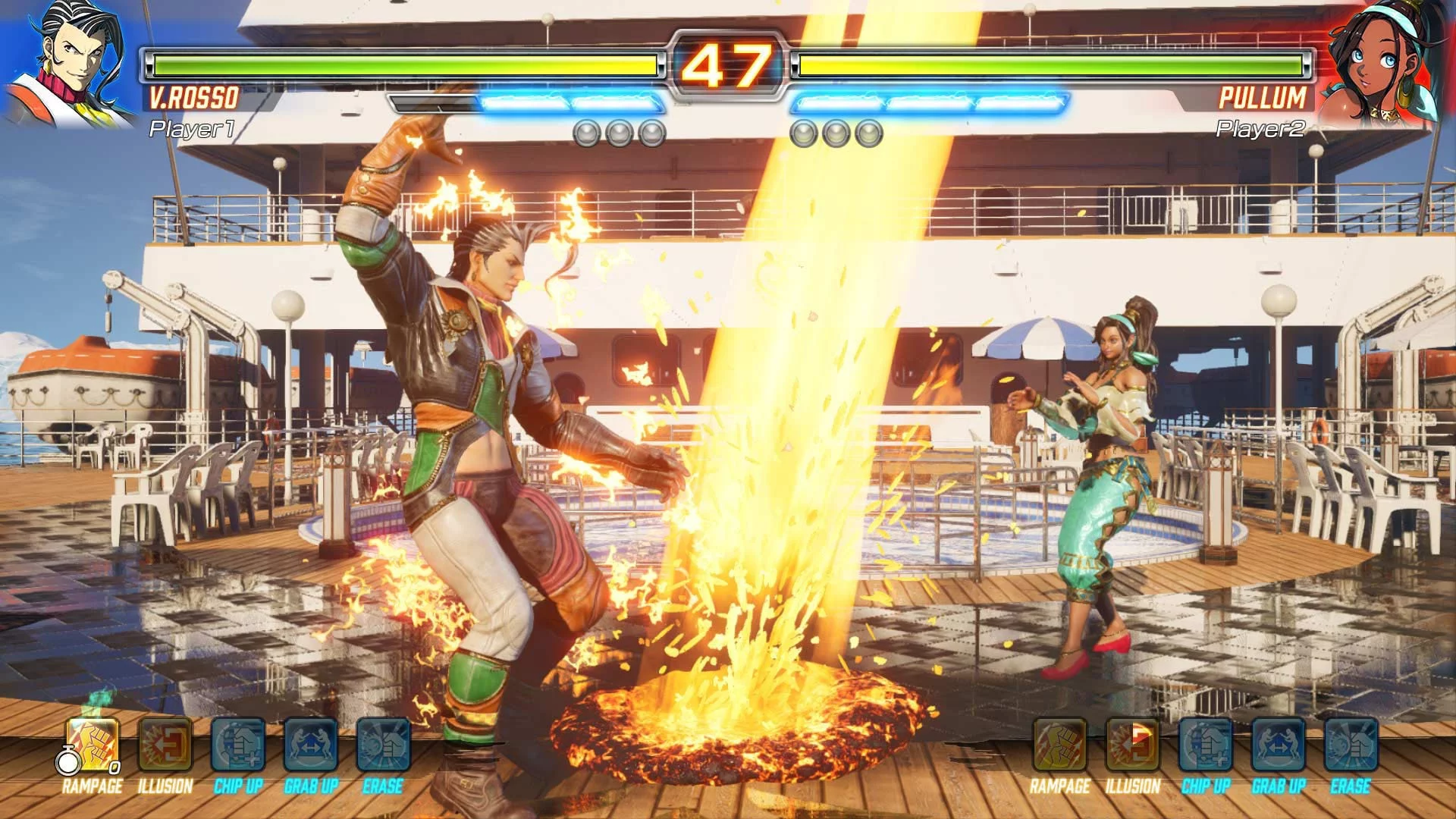 Изображение игры: FIGHTING EX LAYER