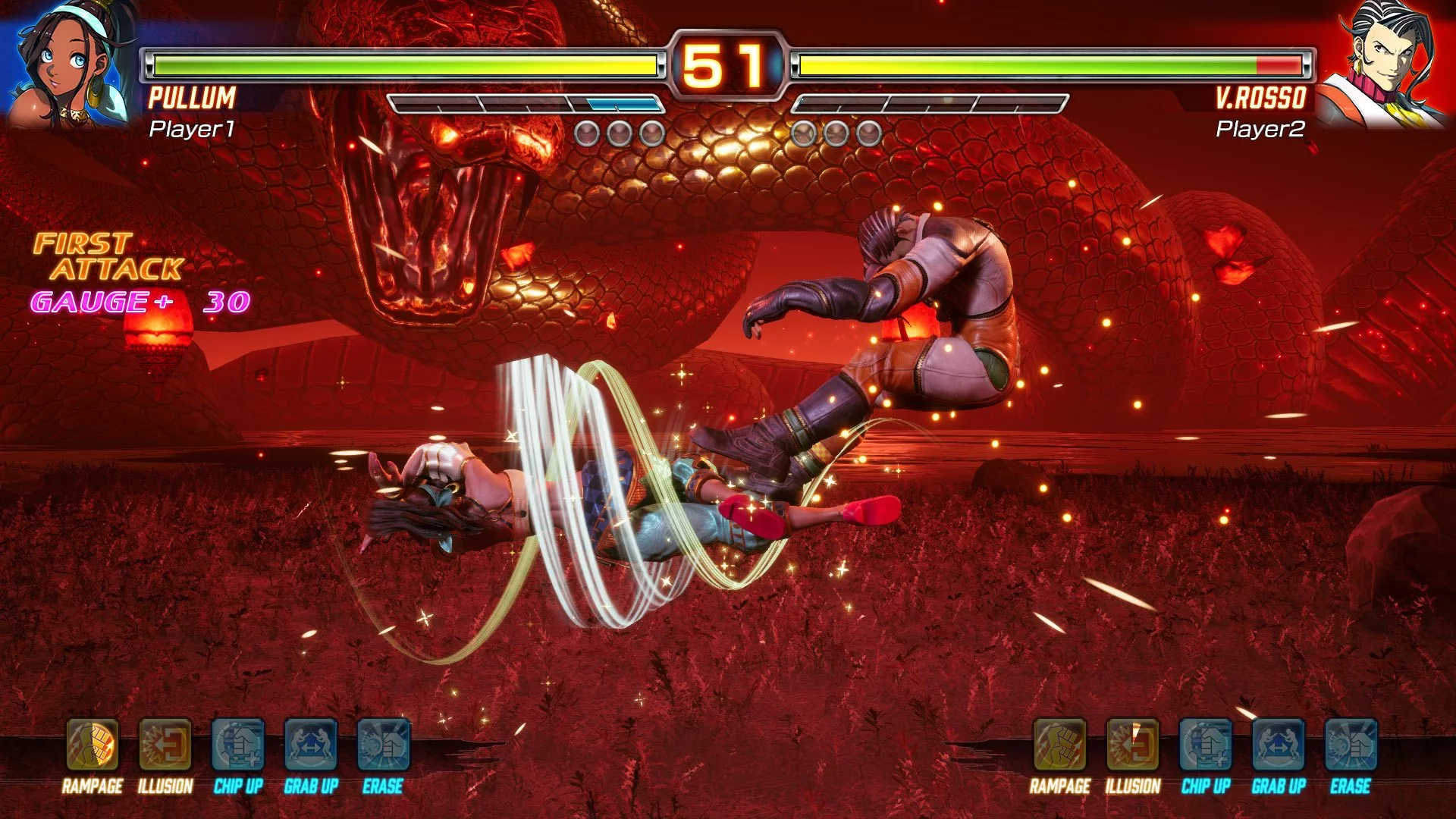Изображение игры: FIGHTING EX LAYER