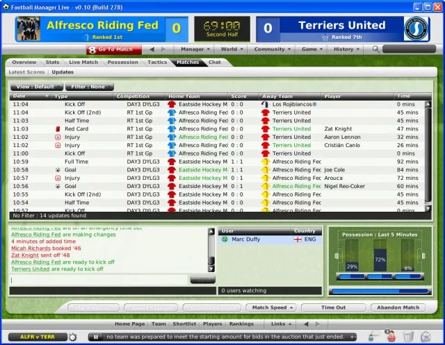 Изображение игры: Football Manager Live