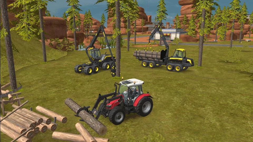 Изображение игры: Farming Simulator 18