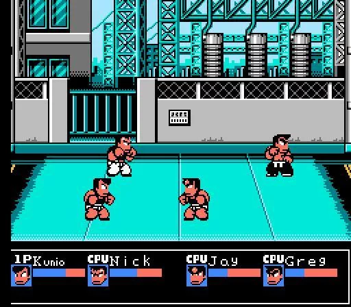 Изображение игры: Nekketsu Kakutou Densetsu