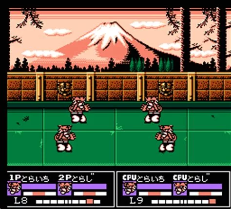 Изображение игры: Nekketsu Kakutou Densetsu
