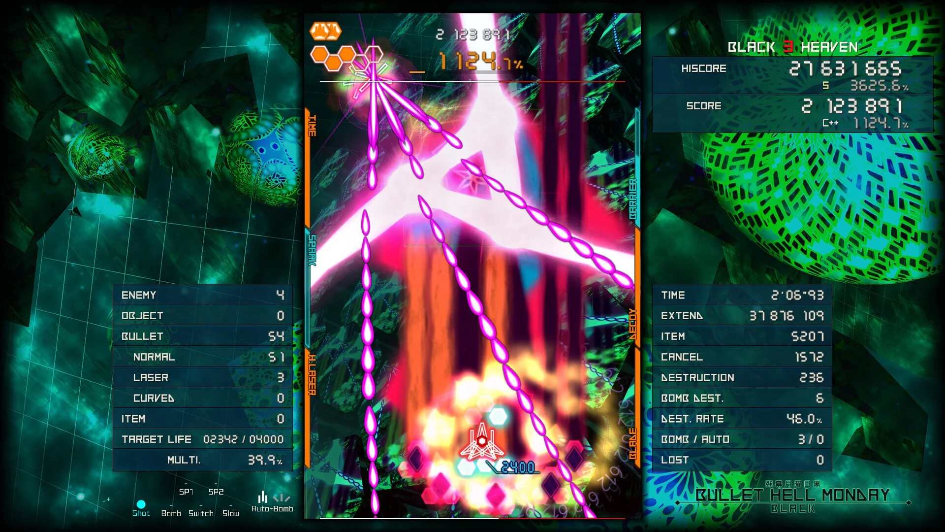 Изображение игры: Bullet Hell Monday: Black