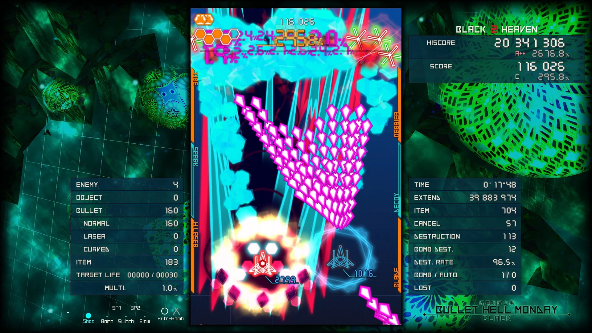 Изображение игры: Bullet Hell Monday: Black