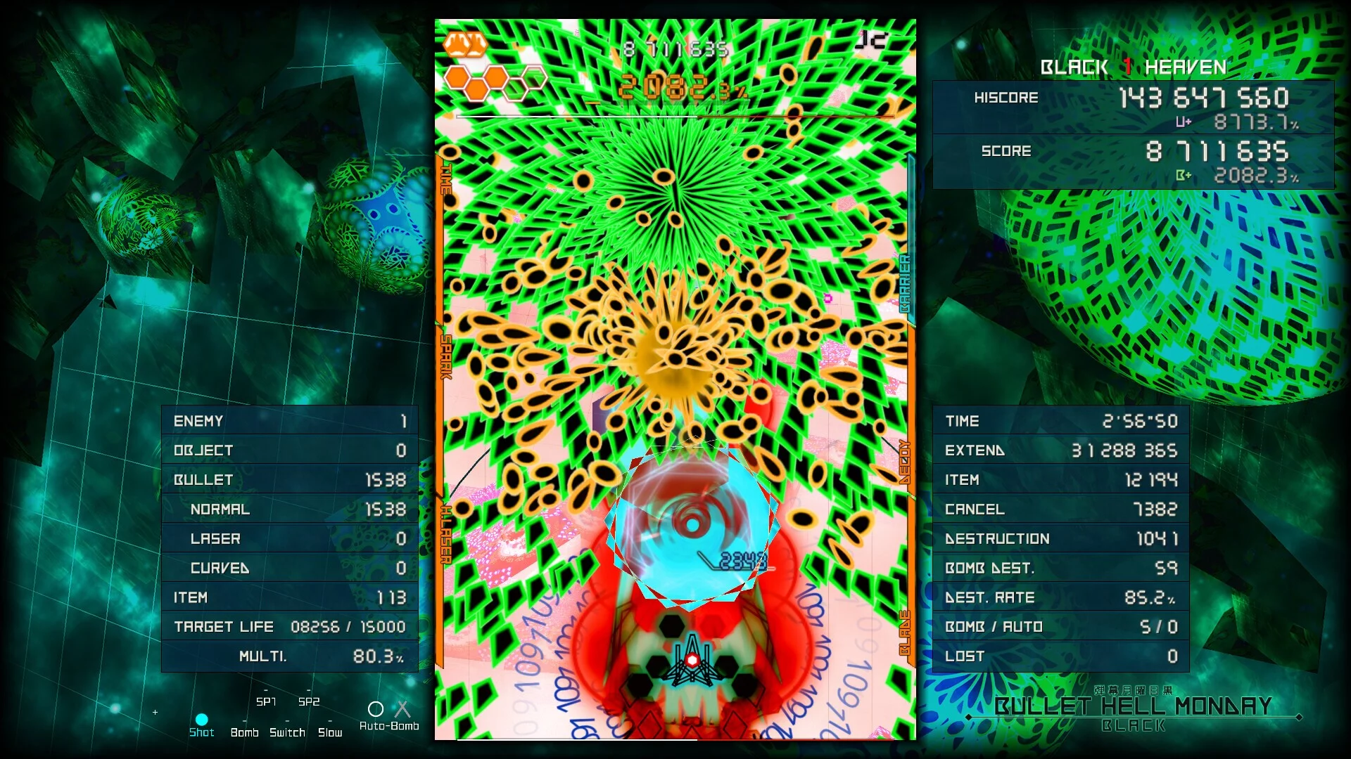 Изображение игры: Bullet Hell Monday: Black