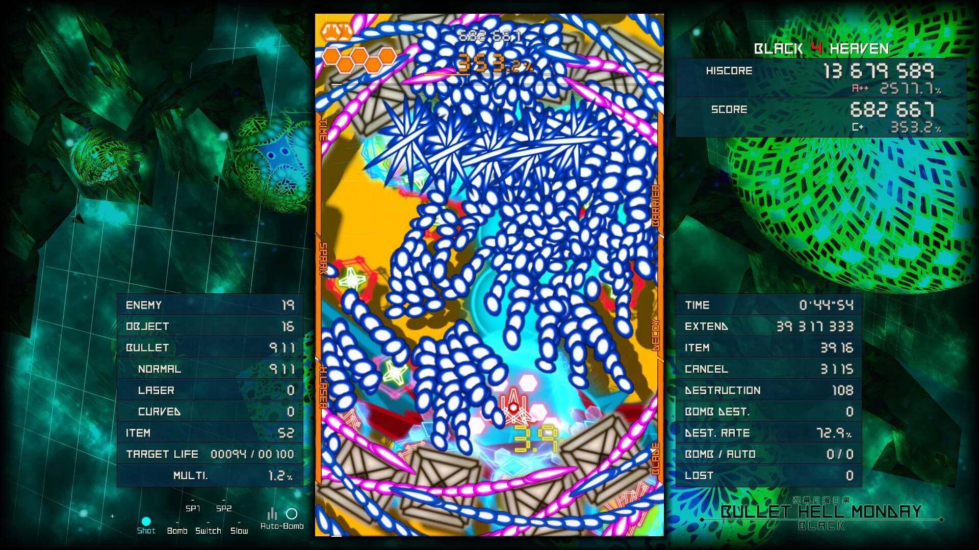 Изображение игры: Bullet Hell Monday: Black