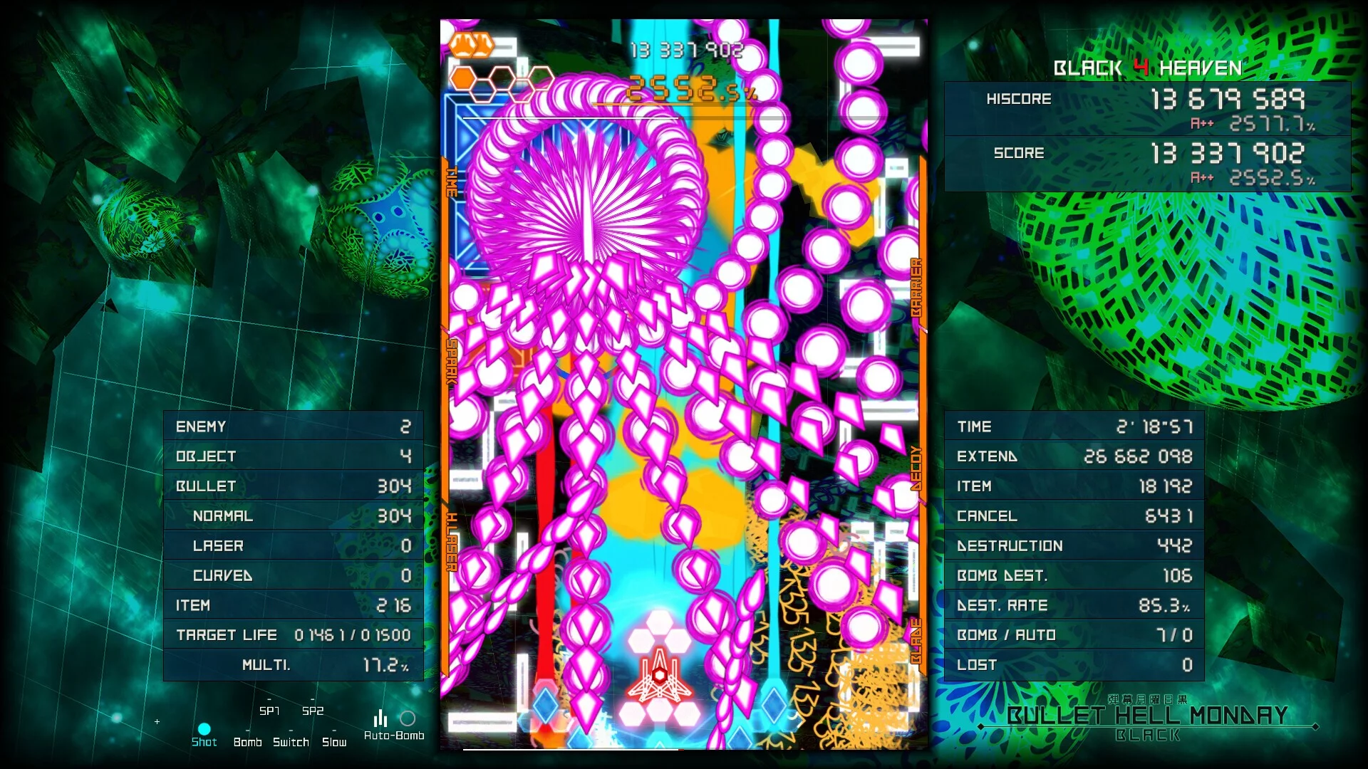 Изображение игры: Bullet Hell Monday: Black