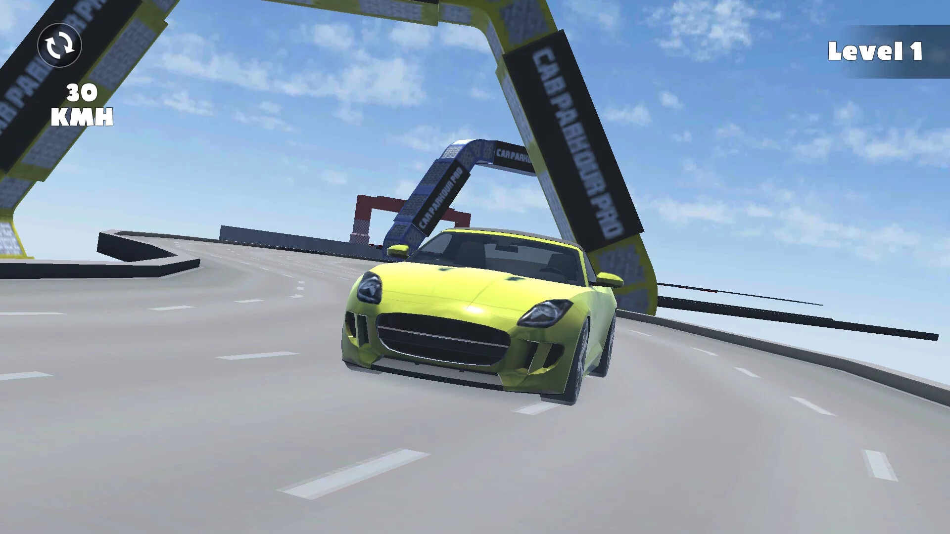 Изображение игры: Car Parkour