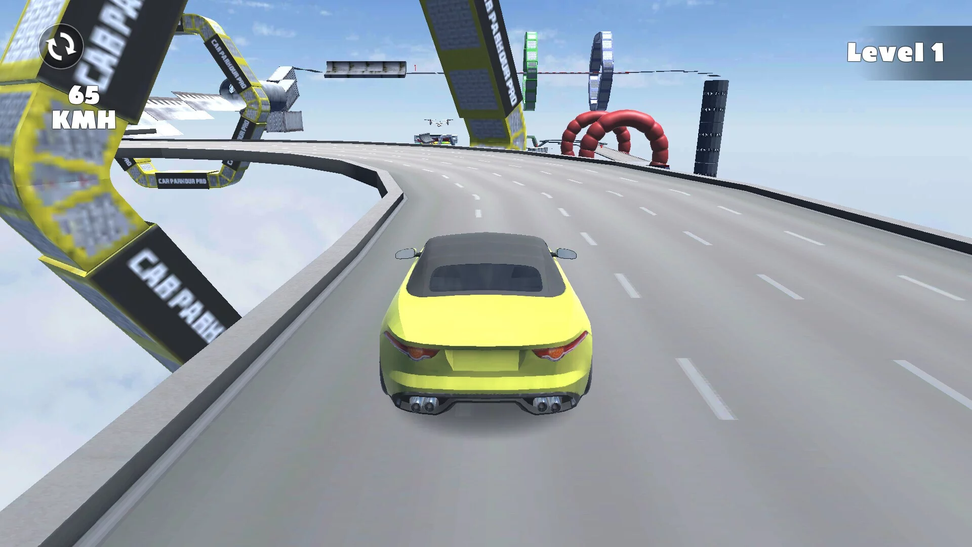 Изображение игры: Car Parkour