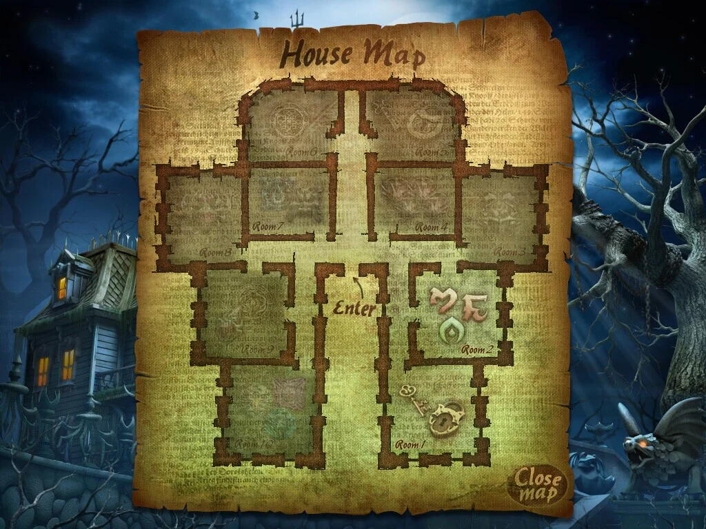 Изображение игры: Cursed House Match 3 Puzzle
