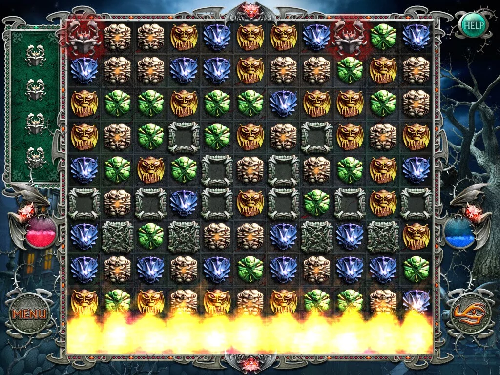 Изображение игры: Cursed House Match 3 Puzzle