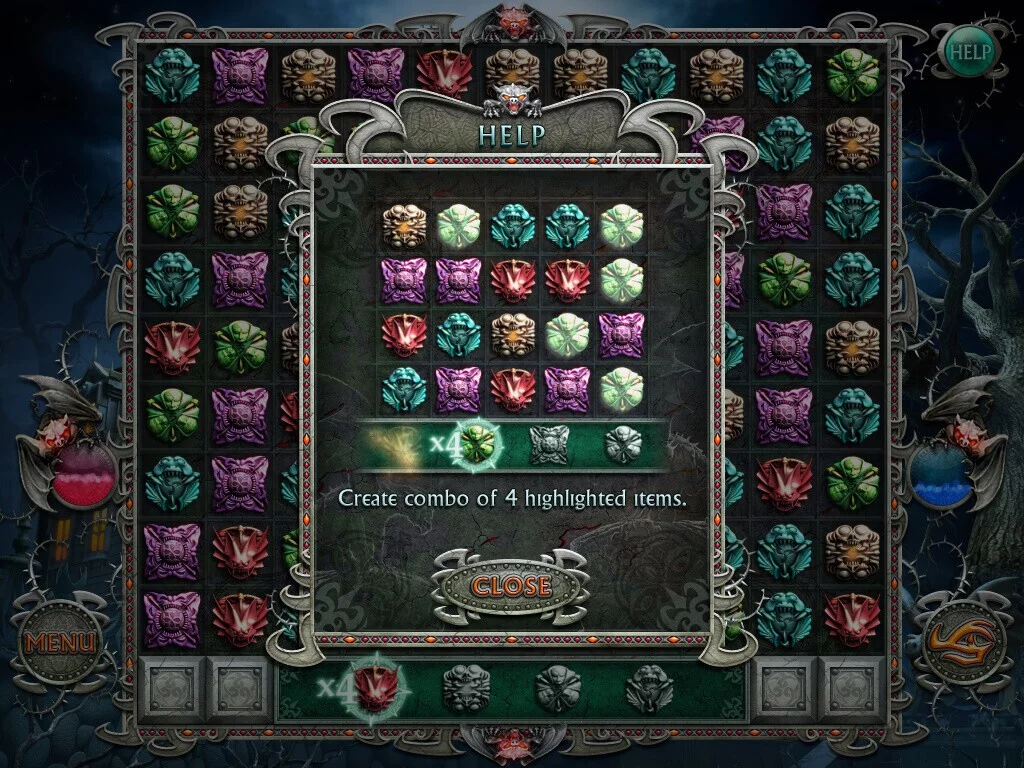 Изображение игры: Cursed House Match 3 Puzzle