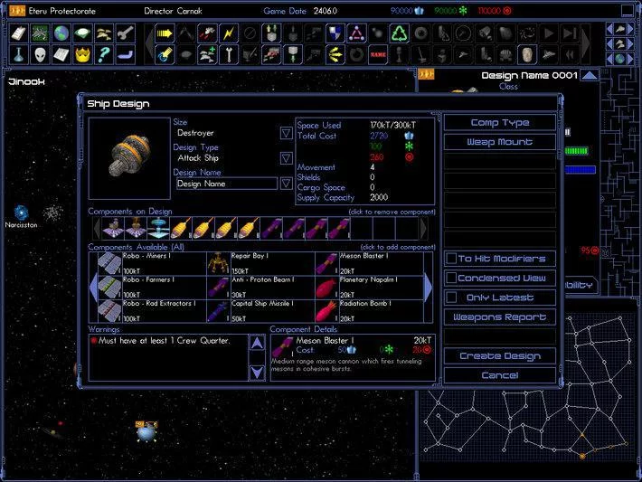 Изображение игры: Space Empires IV Deluxe