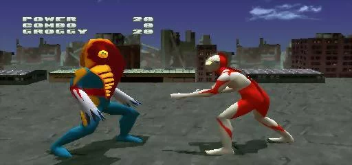 Изображение игры: Ultraman Fighting Evolution