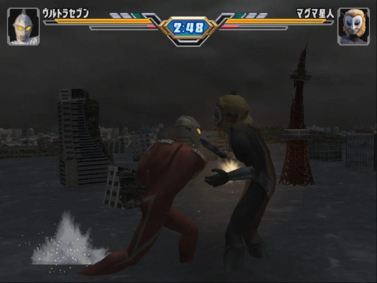 Изображение игры: Ultraman Fighting Evolution 3