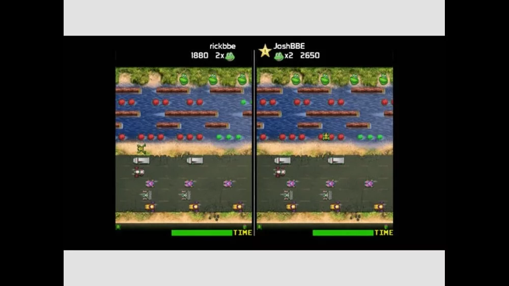 Изображение игры: Frogger