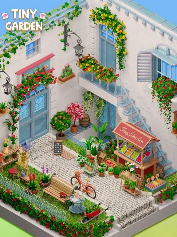 Изображение игры: Tile Garden: Tiny Home Design