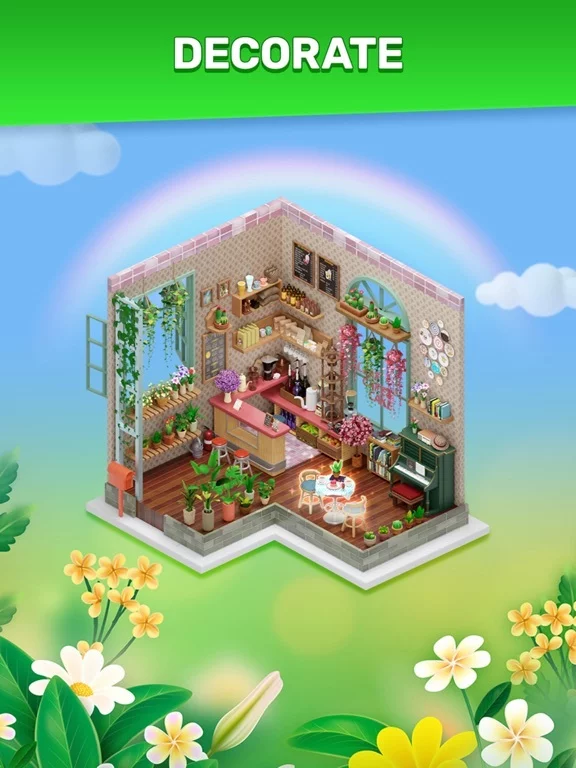 Изображение игры: Tile Garden: Tiny Home Design