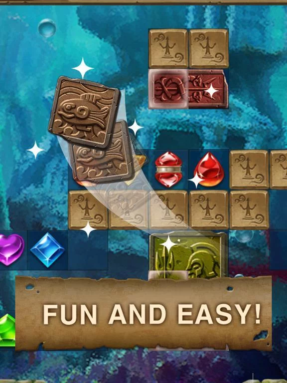 Изображение игры: Jewels Atlantis