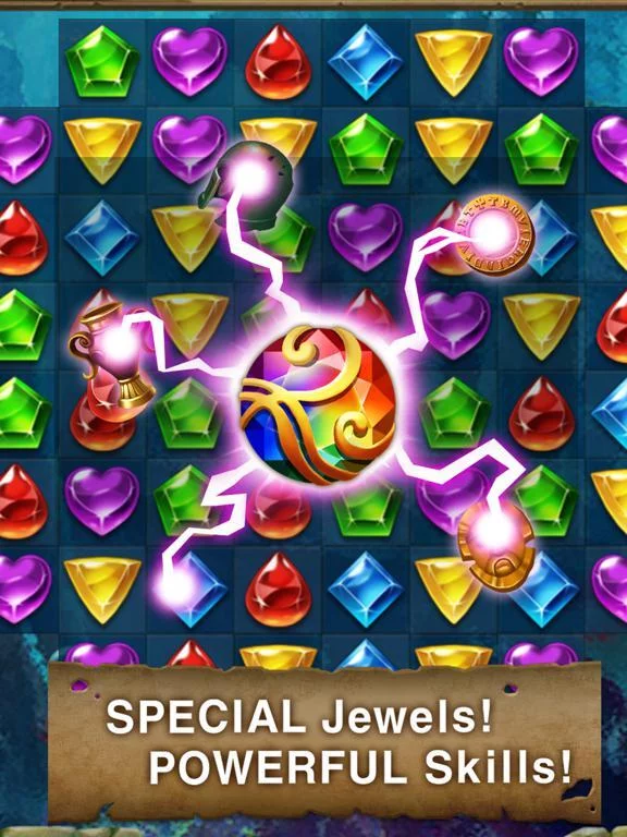 Изображение игры: Jewels Atlantis