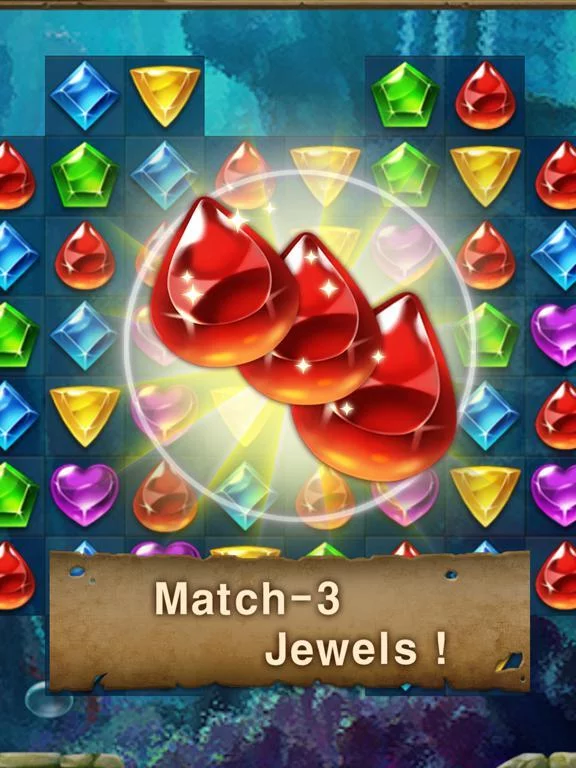 Изображение игры: Jewels Atlantis