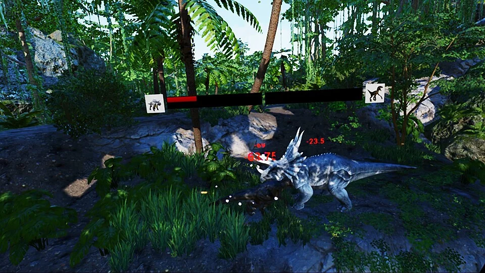 Изображение игры: HERO OF GIANTS: DINOSAURS STRIKE VR