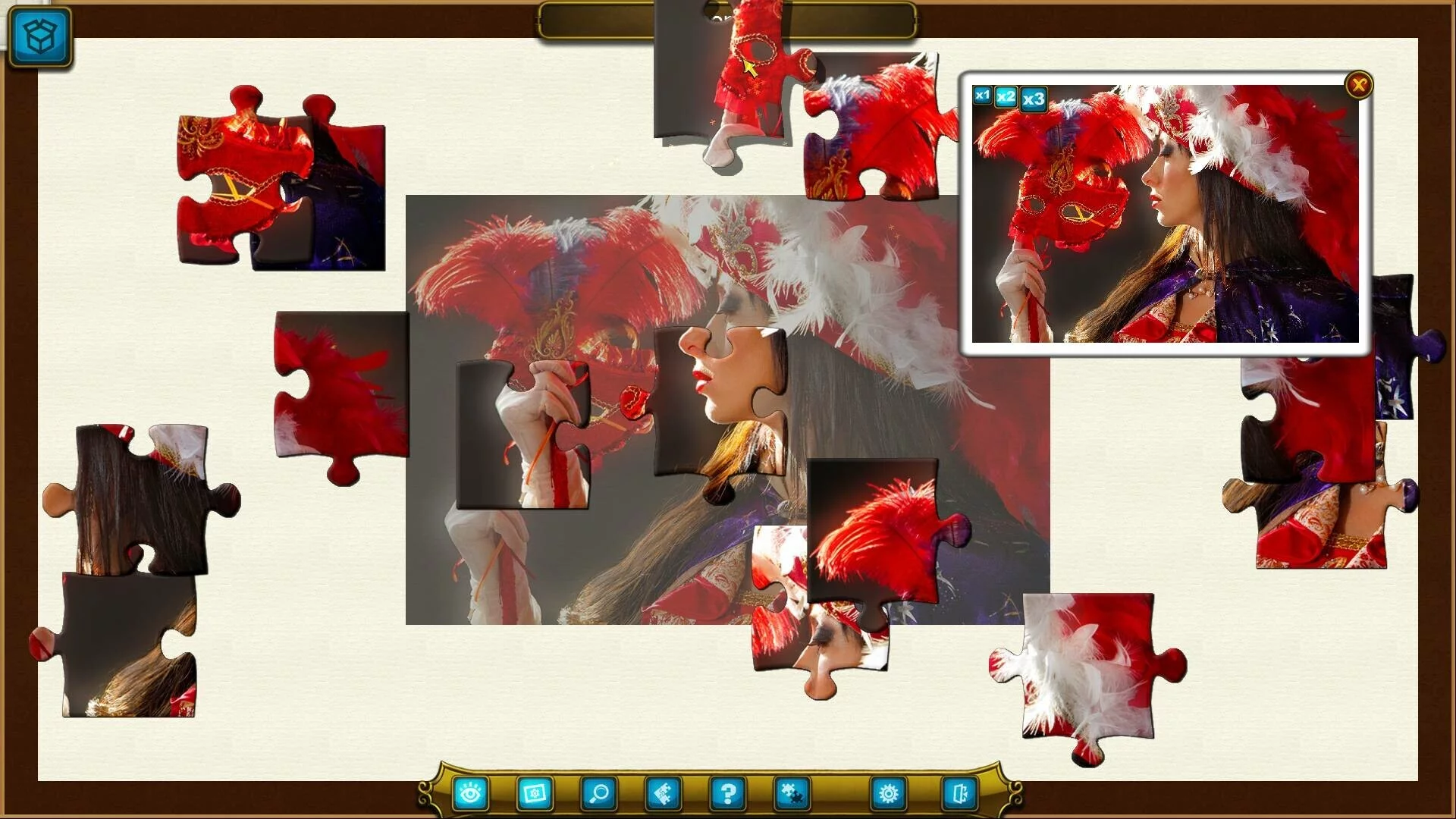 Изображение игры: Royal Jigsaw 4