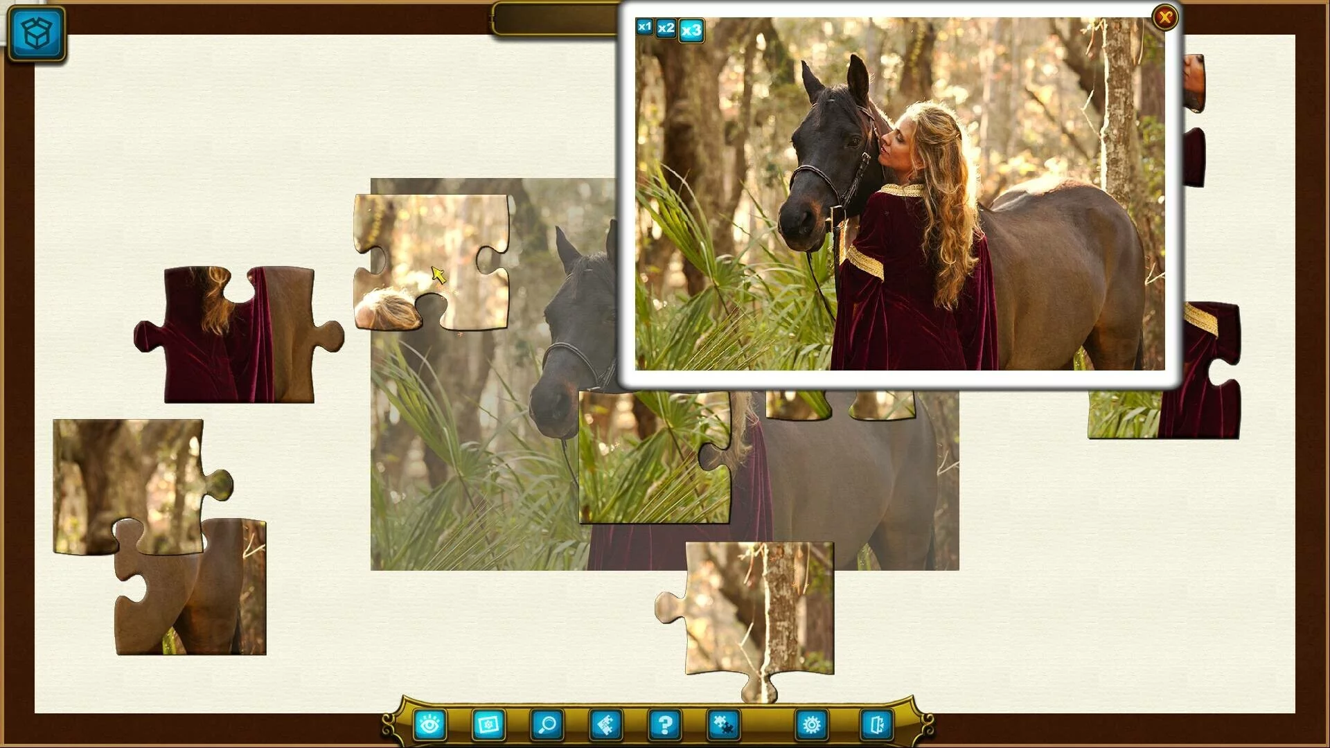 Изображение игры: Royal Jigsaw 4