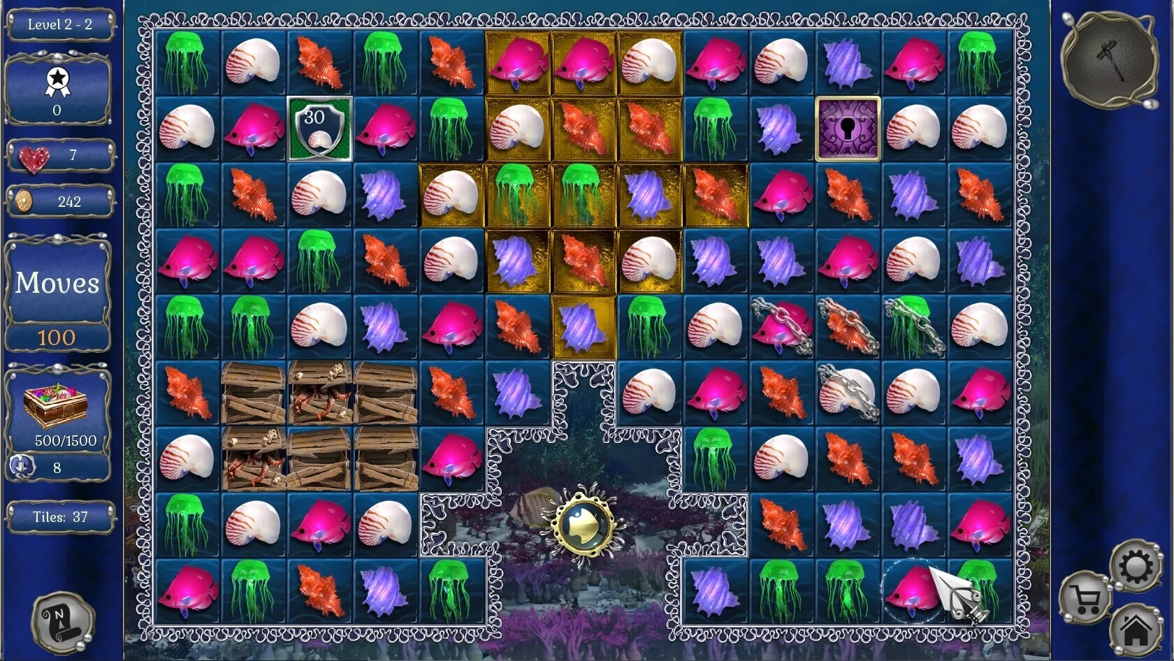Изображение игры: Jewel Match Aquascapes Collector's Edition