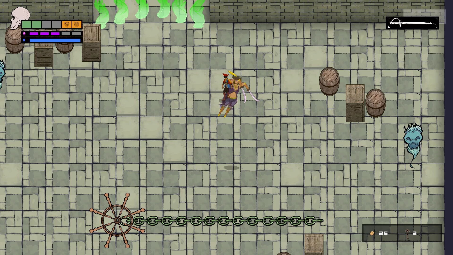 Изображение игры: Curse of the Corsair