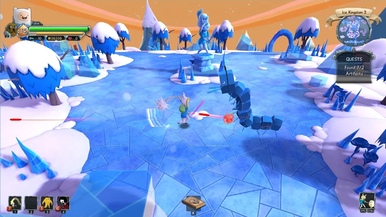 Изображение игры: Finn and Jake's Epic Quest
