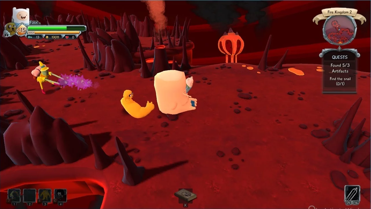 Изображение игры: Finn and Jake's Epic Quest