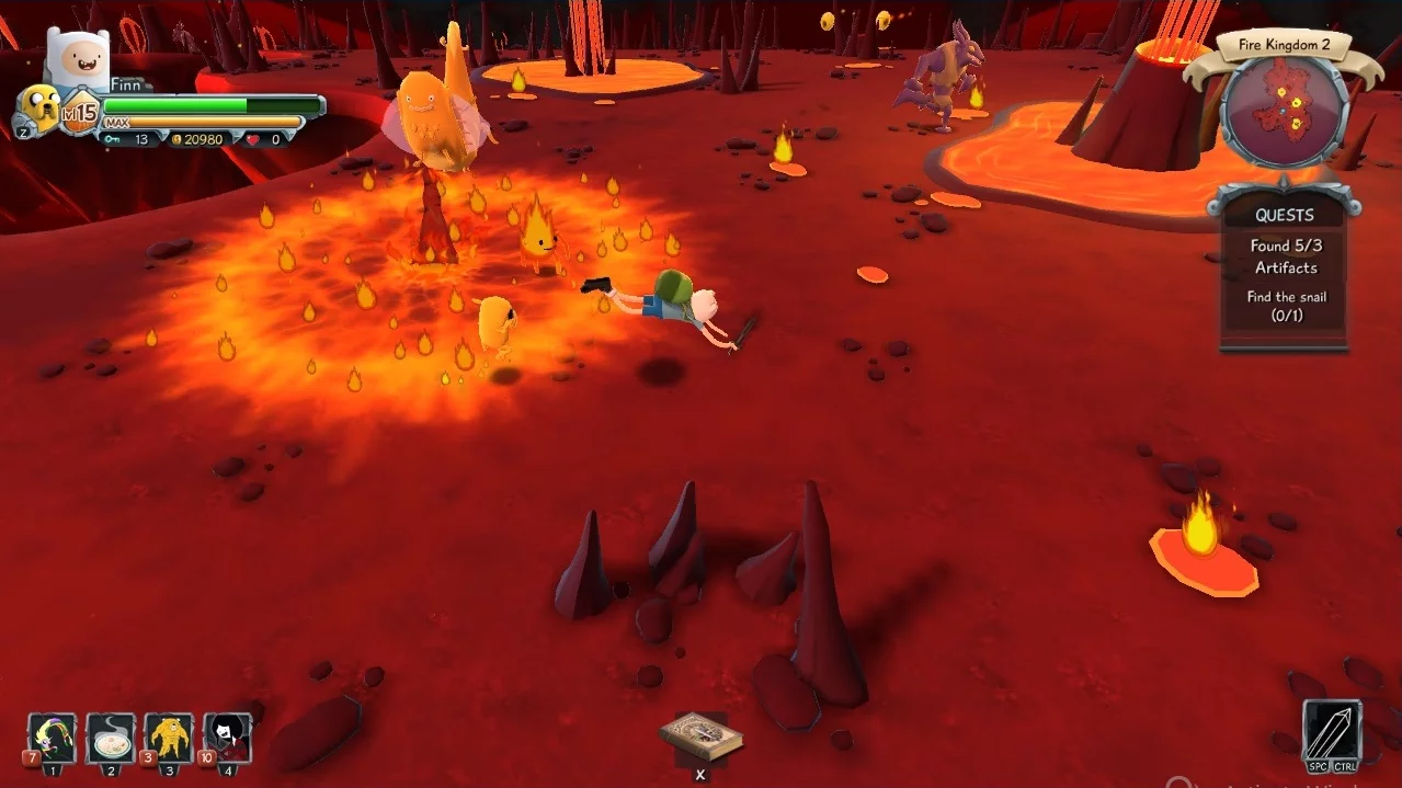 Изображение игры: Finn and Jake's Epic Quest