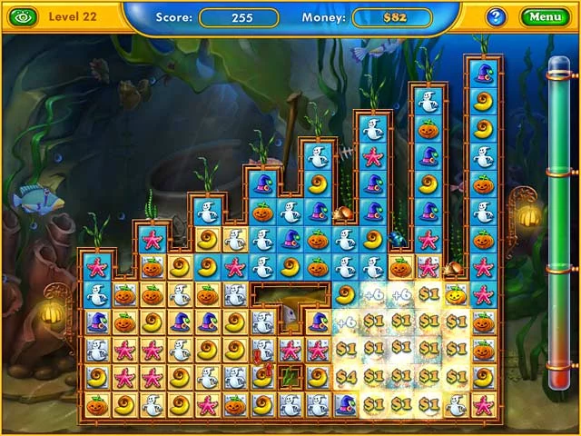 Изображение игры: Fishdom: Spooky Splash