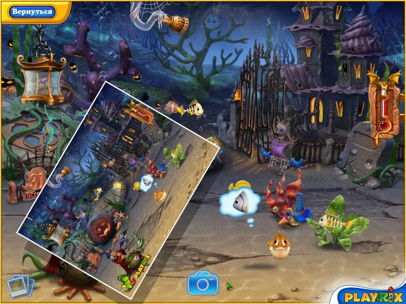 Изображение игры: Fishdom: Spooky Splash