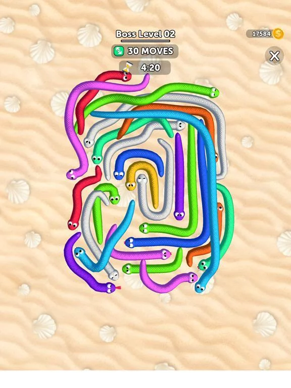 Изображение игры: Tangled Snakes