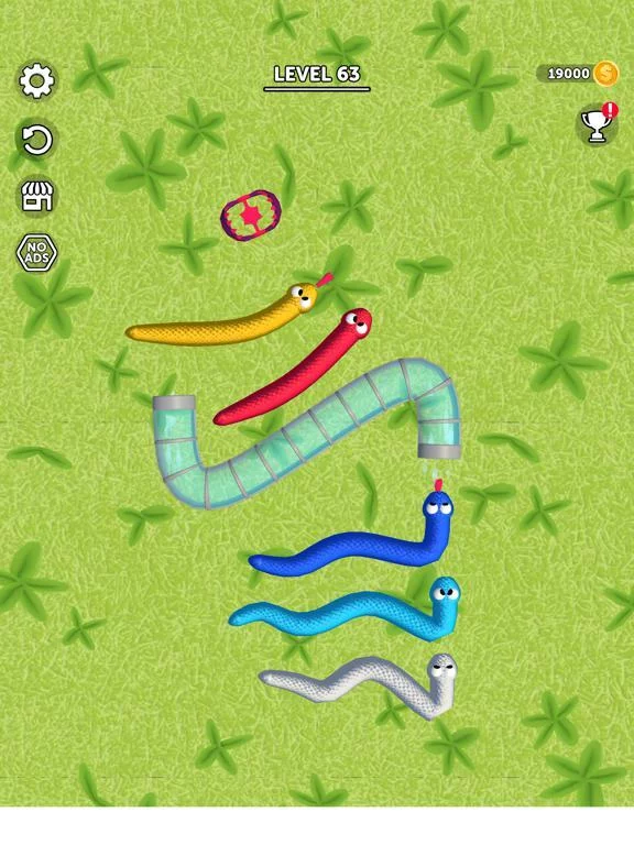 Изображение игры: Tangled Snakes