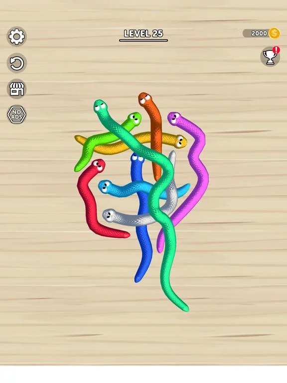 Изображение игры: Tangled Snakes