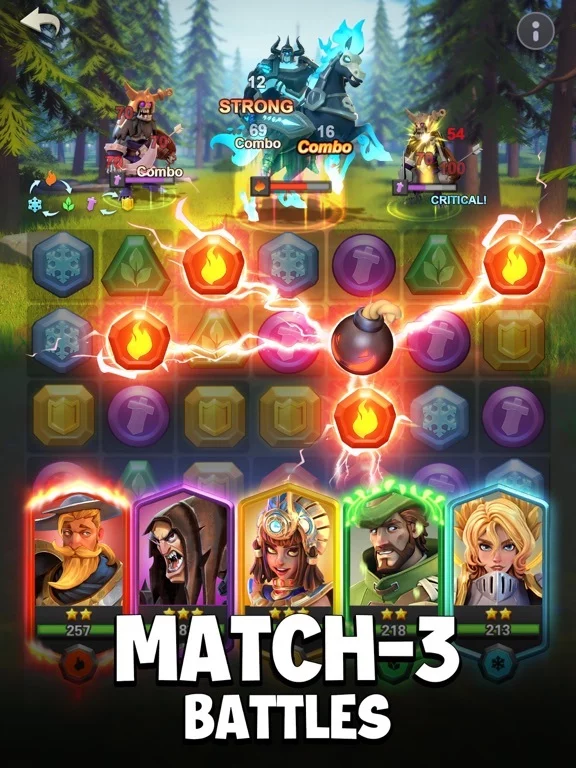 Изображение игры: Legend of Puzzleverse - RPG