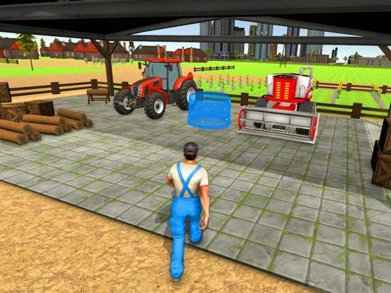 Изображение игры: Tractor Driving Farming Game