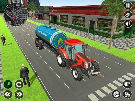 Изображение игры: Tractor Driving Farming Game