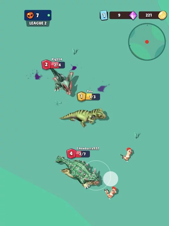 Изображение игры: Dino.io 3D