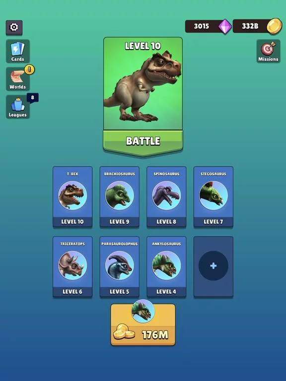 Изображение игры: Dino.io 3D