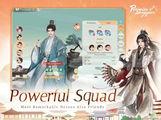 Изображение игры: Promise of Lingyun
