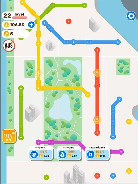 Изображение игры: Metro Connect - Train Control
