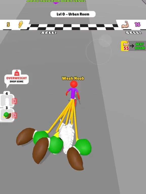 Изображение игры: Strongman Rush 3D
