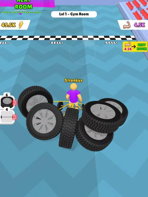 Изображение игры: Strongman Rush 3D